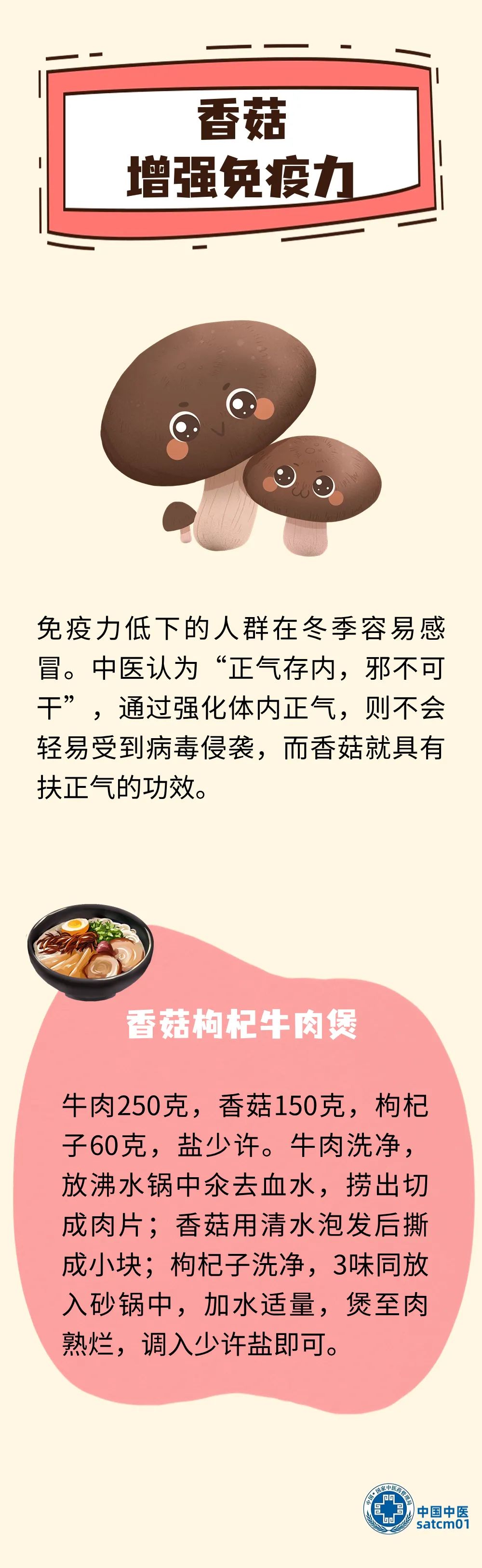 冬季菌菇最养人，3分钟了解6种常吃菌菇的养生功效(图1)