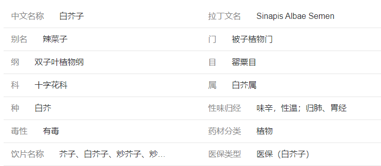 白芥子（化痰药）(图1)